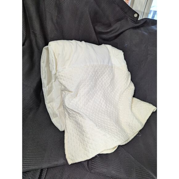 WEST POINT STEVENS! SET! SUPERB CREAM MINI WAFFLED DUVET COVER & BEDSKIRT! FL/QN - Picture 14 of 16